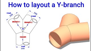How to layout a Y branch