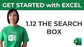 Excel for Beginners - Search Box Shortcuts