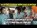 H-4 Keluarga Geni Halilintar Semua Kumpul! 🖤 Fitting Baju NIKAH