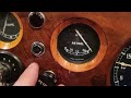 1960 Jaguar MKIX Cold Start/ Gauges