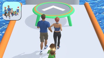 Family Run 3D - Gameplay All lvls #1