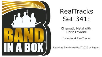 Band-in-a-Box® 2020 - RealTracks Set 341: Cinematic Metal with Darin Favorite
