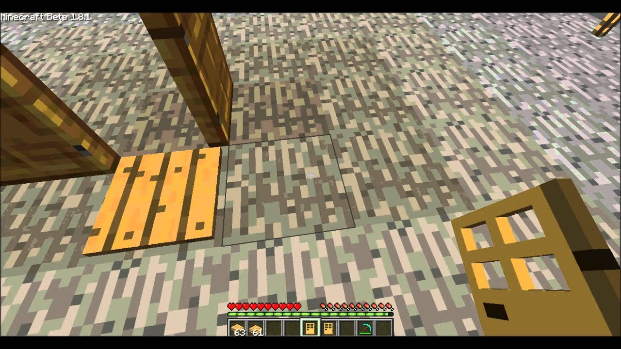 Minecraft Trap Tutorial - YouTube