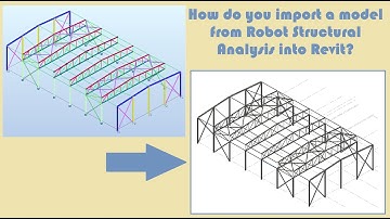 How do you import a model from Robot Structural Analysis into Revit?