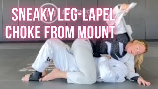 Sneaky Leg-Lapel Choke from mount | Kim Pruyssers