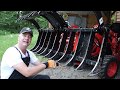 #178 kubota B2601 compact tractor. I finally pushed the grapple too far. outdoor channel.