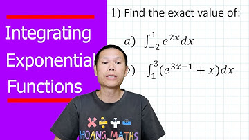 Definite Integration Involving Exponential Functions