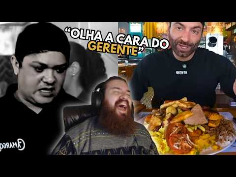 Mais de 3kg de comida | ASSUSTANDO os clientes no BUFFET LIVRE!! | React Corbucci Eats