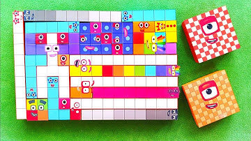 Looking for Numberblocks BIG 16 6 6 Puzzle Tetris Shape, ASMR Satisfying video chirping of birds