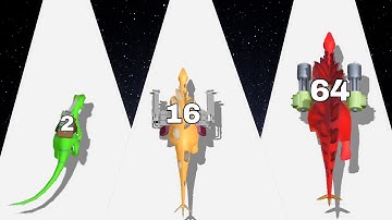 MAX LEVEL in DINO RUN BATTLE - Merge Battles