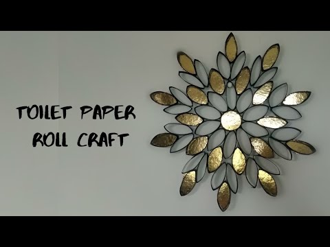 Toilet Paper Roll Wall Decoration