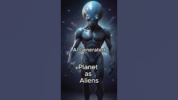 AI Generated Planet as Aliens  #ai #shorts #trending #capcut #planet #alien