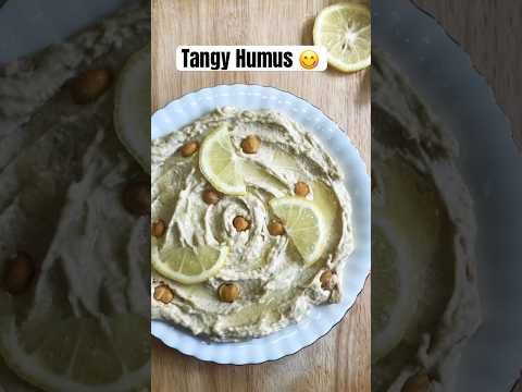 Tangy Delicious Humus Recipe #food  #shorts