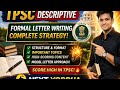 TPSC Descriptive 2026 | Formal Letter Writing FULL Discussion 🔥 | Sure Shot Marks Strategy