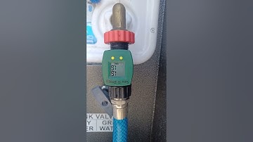 RV water meter Save a drop.