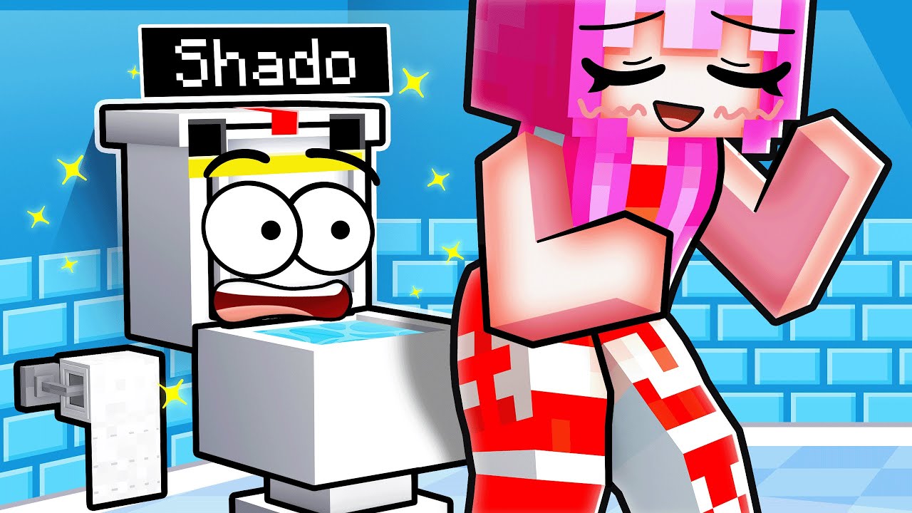 Je me TRANSFORME en Objets pour me CACHER de ma FANGIRL sur Minecraft !