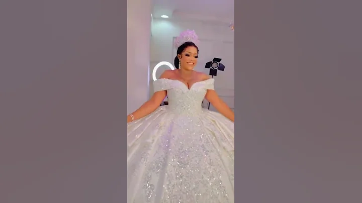 EVE ESIN SHOWS HER HOT DANCING SKILLS WITH HER VIVINOLLY BRIDAL OUTFIT