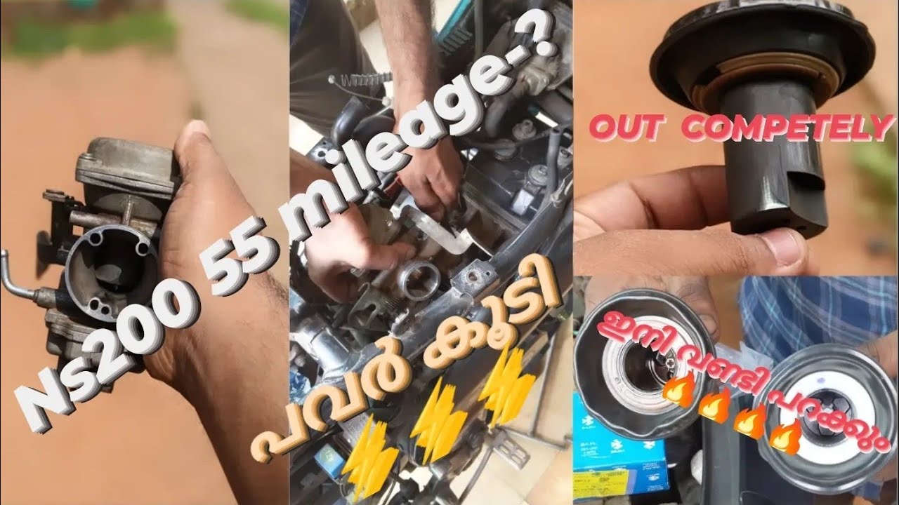 NS 200 CARBURETOR PISTON REPLACING VACCUM PISTON MALAYALAM RSK