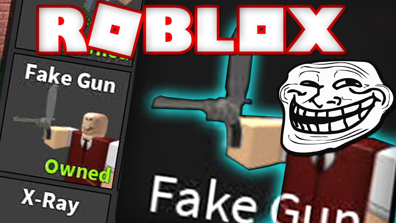 Fake Gun Perk Trolling Roblox Murder Mystery 2 - fake gun trolling roblox murder mystery 2 youtube