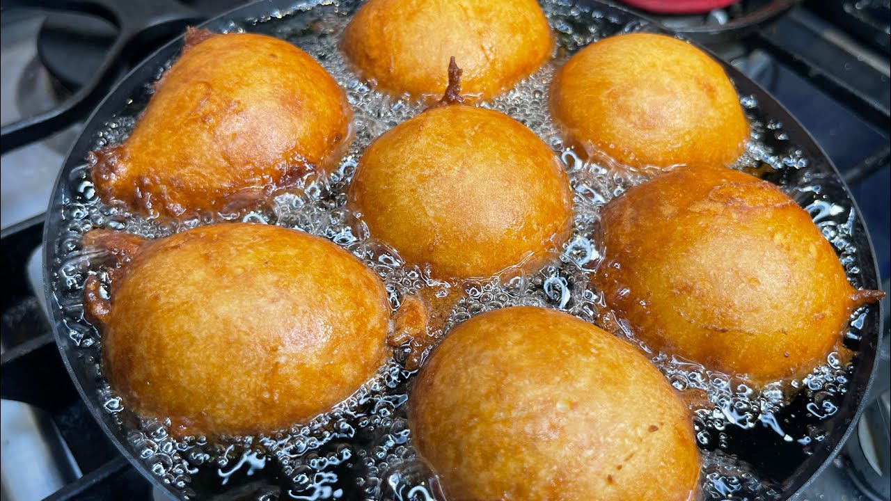 How To Make Best Ever CONDENSED MILK PUFF PUFF BOFROT YouTube