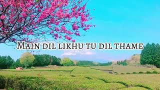 Main Dil Likhu Tu Dil Thame.... Ishq [Lyrics]