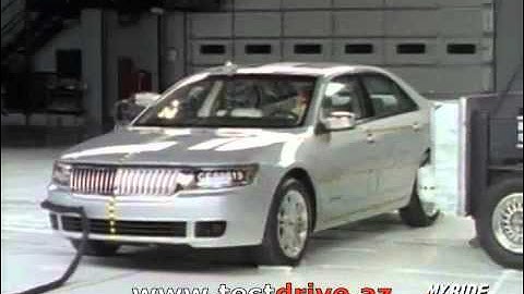 Crash Test- 2006 Lincoln Zephyr - Краш-тест