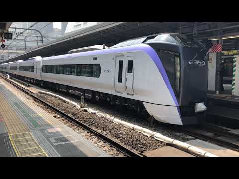 【新型車両】E353系特急スーパーあずさ15号松本行き新宿駅発車