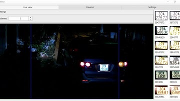 Demo phần mềm nhận diện biển số xe
