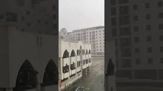 Dubai Experiencing heavy rain and wind on August 5, 2023