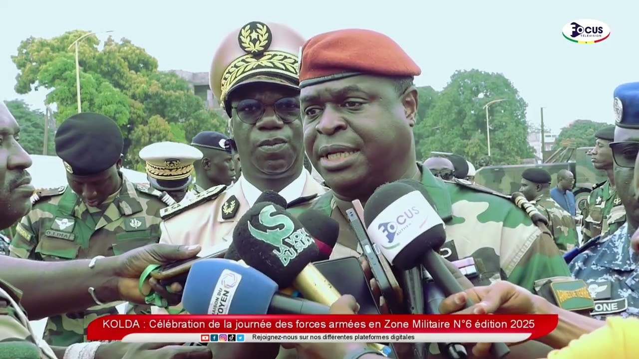 KOLDA : Célébration de la journée des forces armées en Zone Militaire N°6