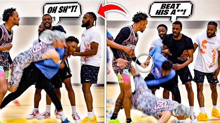 I GOT BODY SLAMMED.. TROLLING Real Hoopers Gone TE...