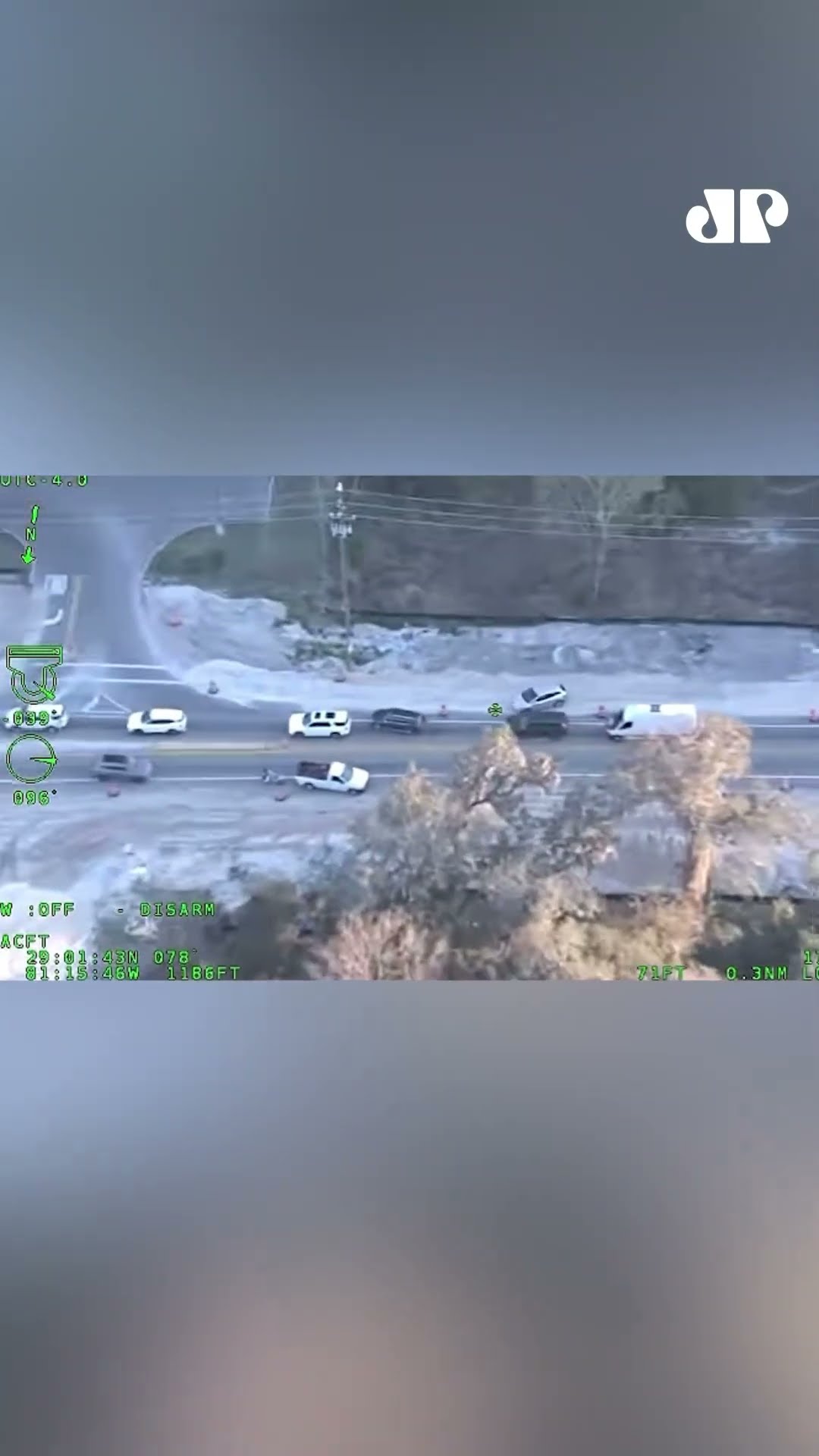 Perseguição policial termina com homem preso na Flórida #shorts