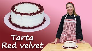 (English version) 🇺🇸 🇬🇧 RED VELVET ❤️ Cake with CREAM CHEESE Frosting / How to make Red Velvet Cake screenshot 5
