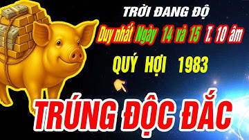 SỰ THẬT LẠNH GÁY Tuổi QUÝ HỢI 1983 đúng 2 ngày tới Tháng 10 âm 2025 TIỀN VỀ TỚI TẤP CỰC GIÀU