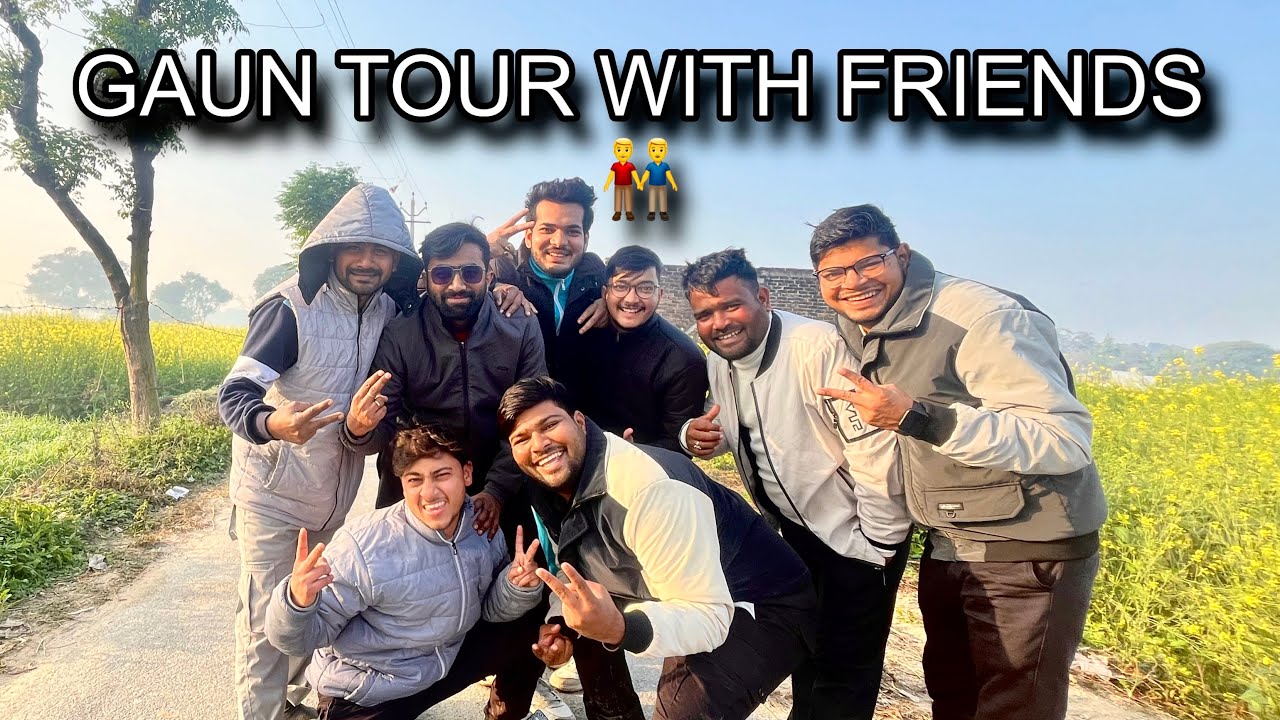 Village Tour With Friends 🌿 | Real Desi Experience 