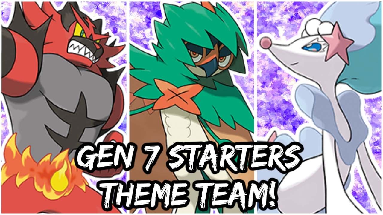 Pokemon Brick Bronze GEN 7 STARTERS THEME TEAM! YouTube