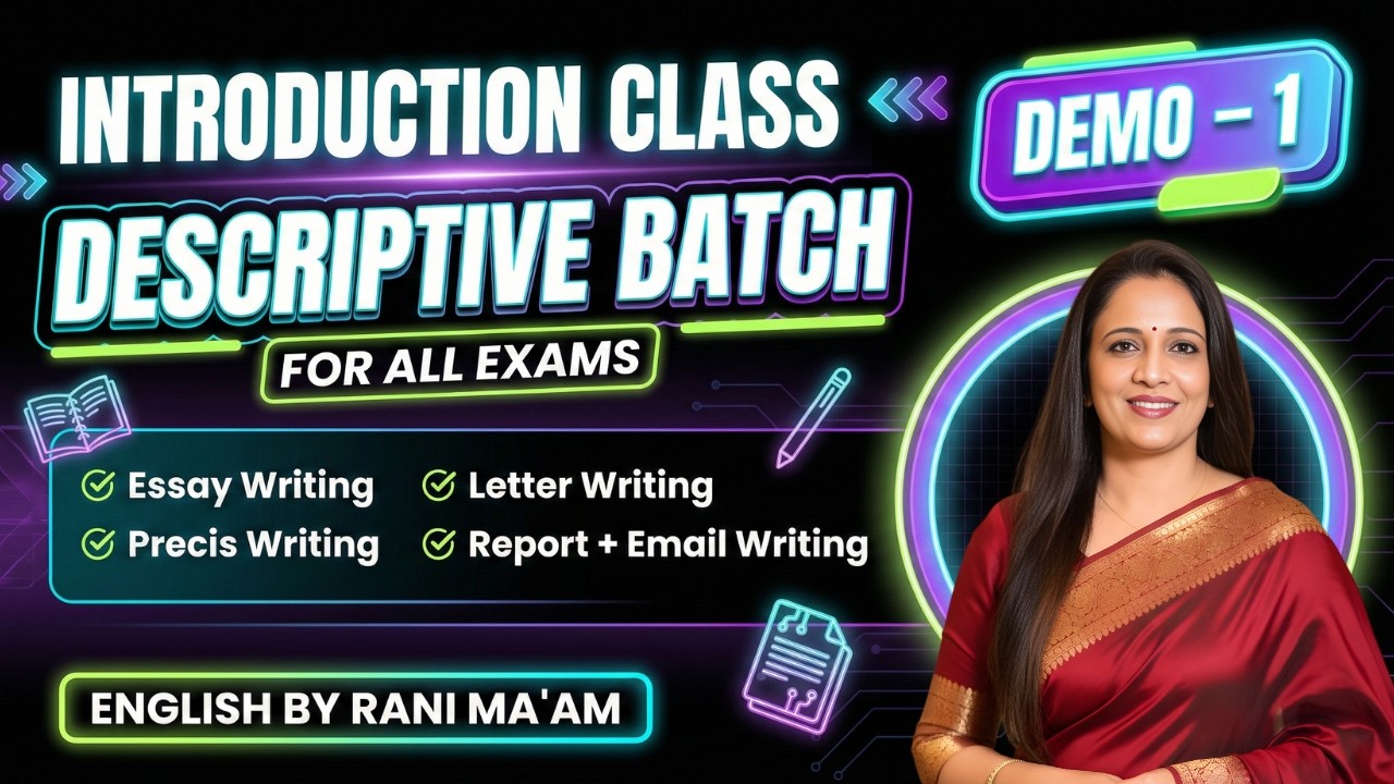 Free Demo Of Descriptive Batch | Only on UC LIVE App | Link is in the Description