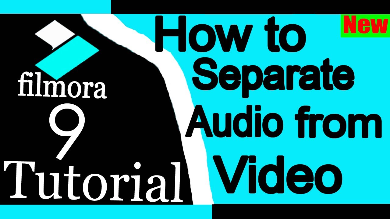 How to easily separate audio from video QUICK START Video Editing Tutorial!