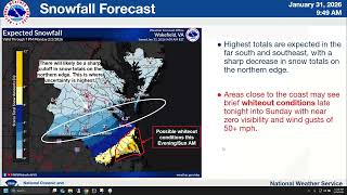NWS Wakefield Winter Storm Briefing - January 31, 2026