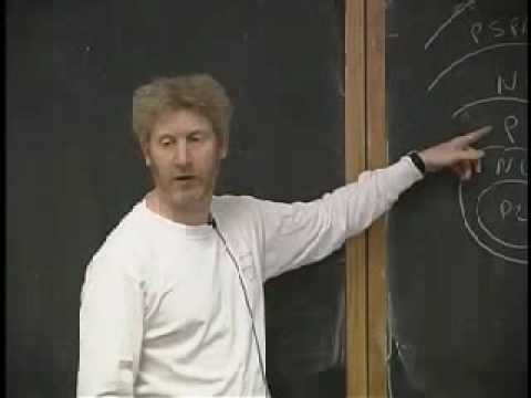 Lecture 16 - Savitch's Theorem, Space Hierarchy (P...