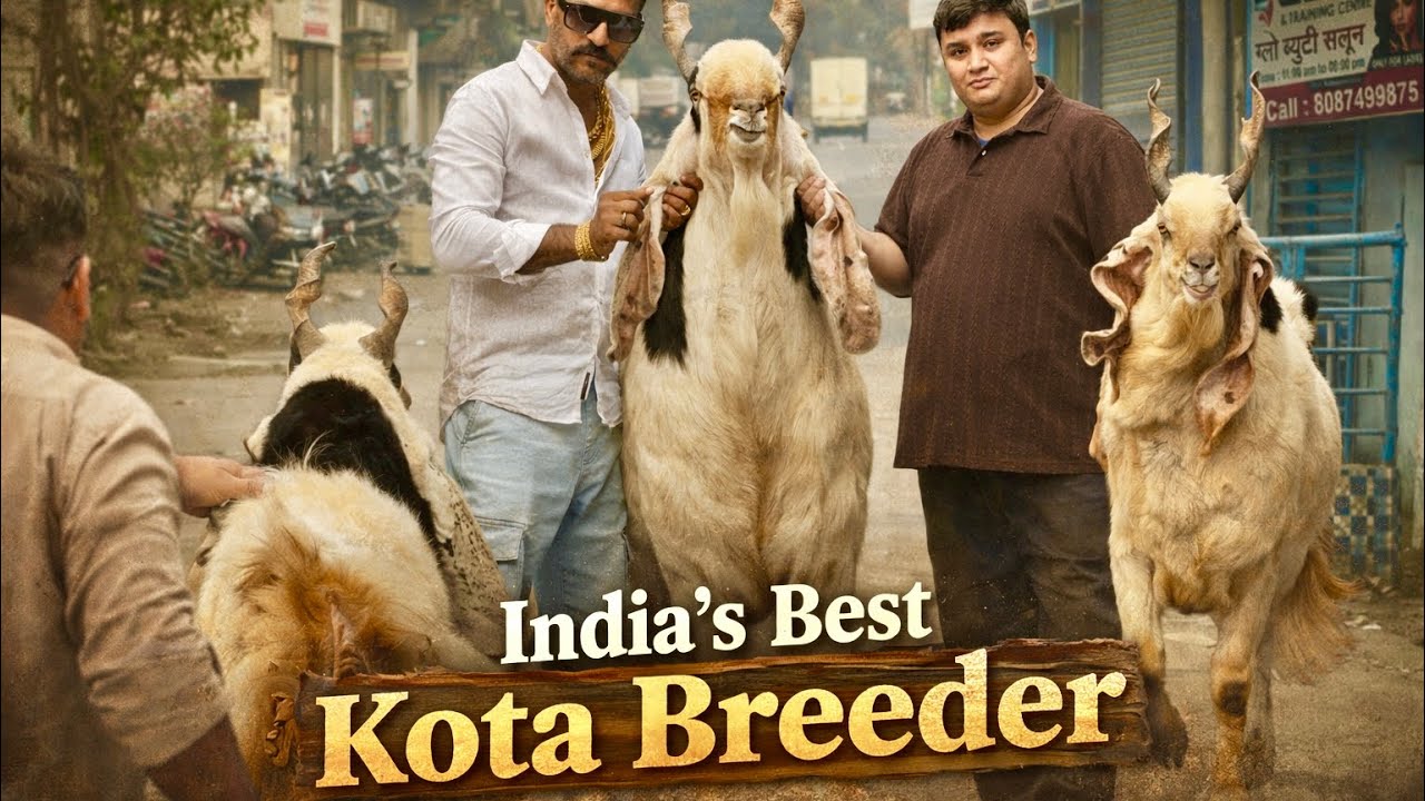 India’s Best Kota Breeder at Nanny Goat Farm Aurangabad