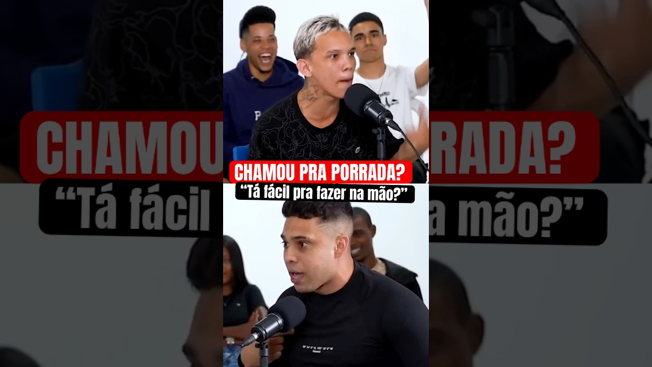 CHAMOU PRA PORRADA? GABRIEL MONTEIRO X 20 HATERS #shorts #cortes #podcast
