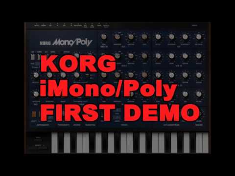 KORG iMono/Poly First Demo