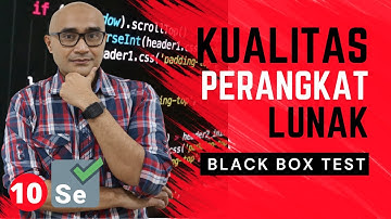 Pengujian Software - Teknik black box menggunakan Selenium