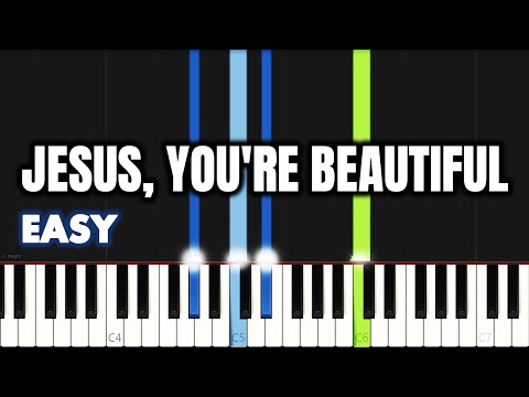 Jesus, You're Beautiful (EASY PIANO SHEET) - CeCe Winans 