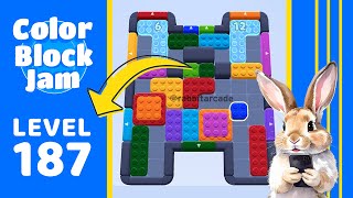 Color Block Jam Level 187 Solution Walkthrough