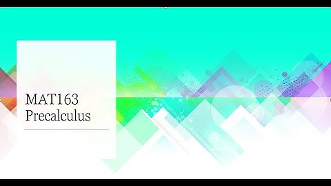 MAT163: Graphing Polar Equations, Part 1 of 4