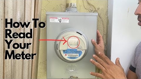How To Read A Digital Electric Meter: The Basics