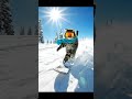 Cat Ice Skating on Snow – So Cute 😍❄️#cat #iceskating #snowcat #viral #youtube