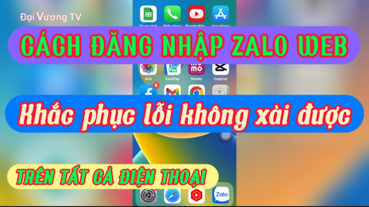 Lỗi bấm vào zalo là hiện lên trang web